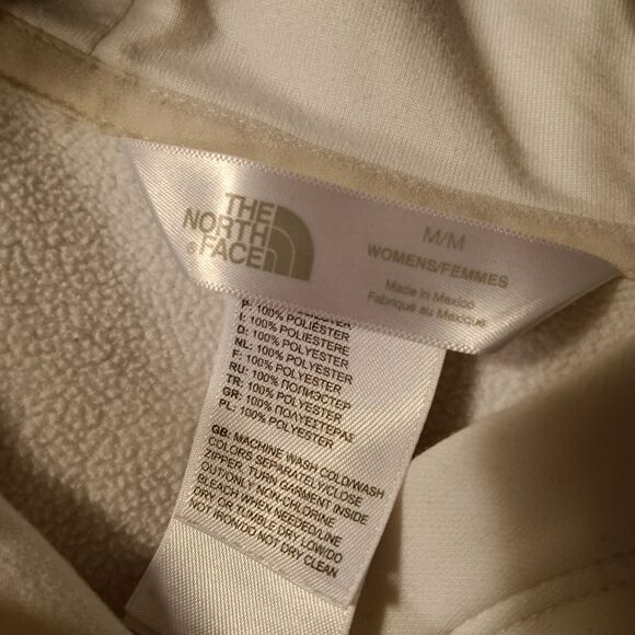 The North Face Woman's White Sweatshirt sz M - Picture 7 of 7